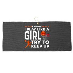 Cute Basketball For Men Women Player Coach Basketball Lovers Large Microfiber Waffle Golf Towel