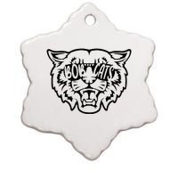 Cool Bobcat For Bobcats Sunglasses Ceramic Star Ornament