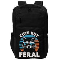 Cute But Feral Raccoon In Sunglasses Impact Tech Backpack