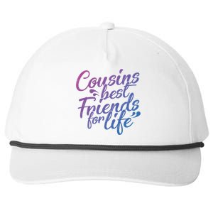 Cousins Best For Life Friends Cousin Sister Brother Family Meaningful Gift Snapback Five-Panel Rope Hat