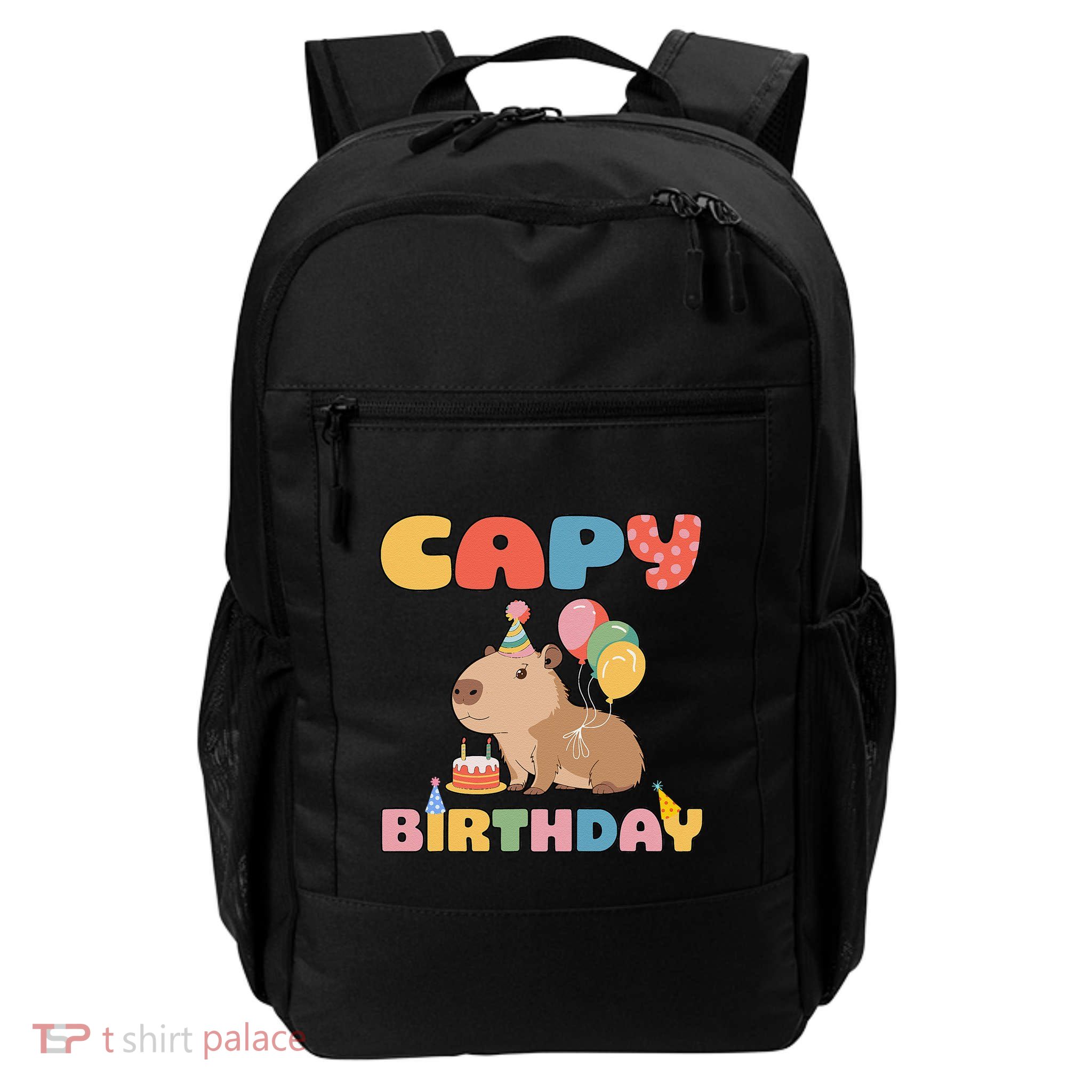 Capy Birthday Funny Capybara Lover Funny Birthday Daily Commute Backpack