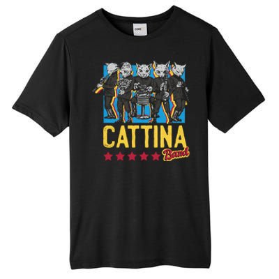 Cattina Band Funny Music Cats Tall Fusion ChromaSoft Performance T-Shirt