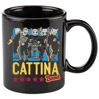 Cattina Band Funny Music Cats 11oz C Handle Ceramic Mug