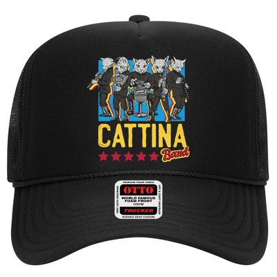 Cattina Band Funny Music Cats Trucker Hat