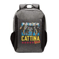 Cattina Band Funny Music Cats Vector Backpack