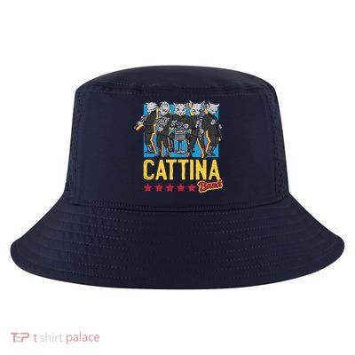 Cattina Band Funny Music Cats Cool Comfort Performance Bucket Hat