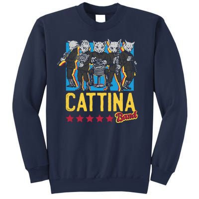 Cattina Band Funny Music Cats Sweatshirt