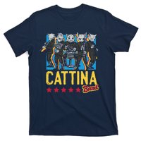 Cattina Band Funny Music Cats T-Shirt