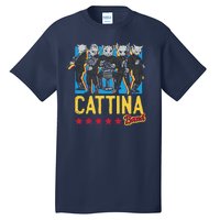 Cattina Band Funny Music Cats Tall T-Shirt