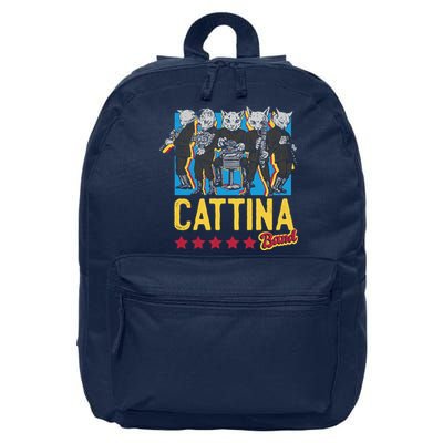 Cattina Band Funny Music Cats 16 in Basic Backpack