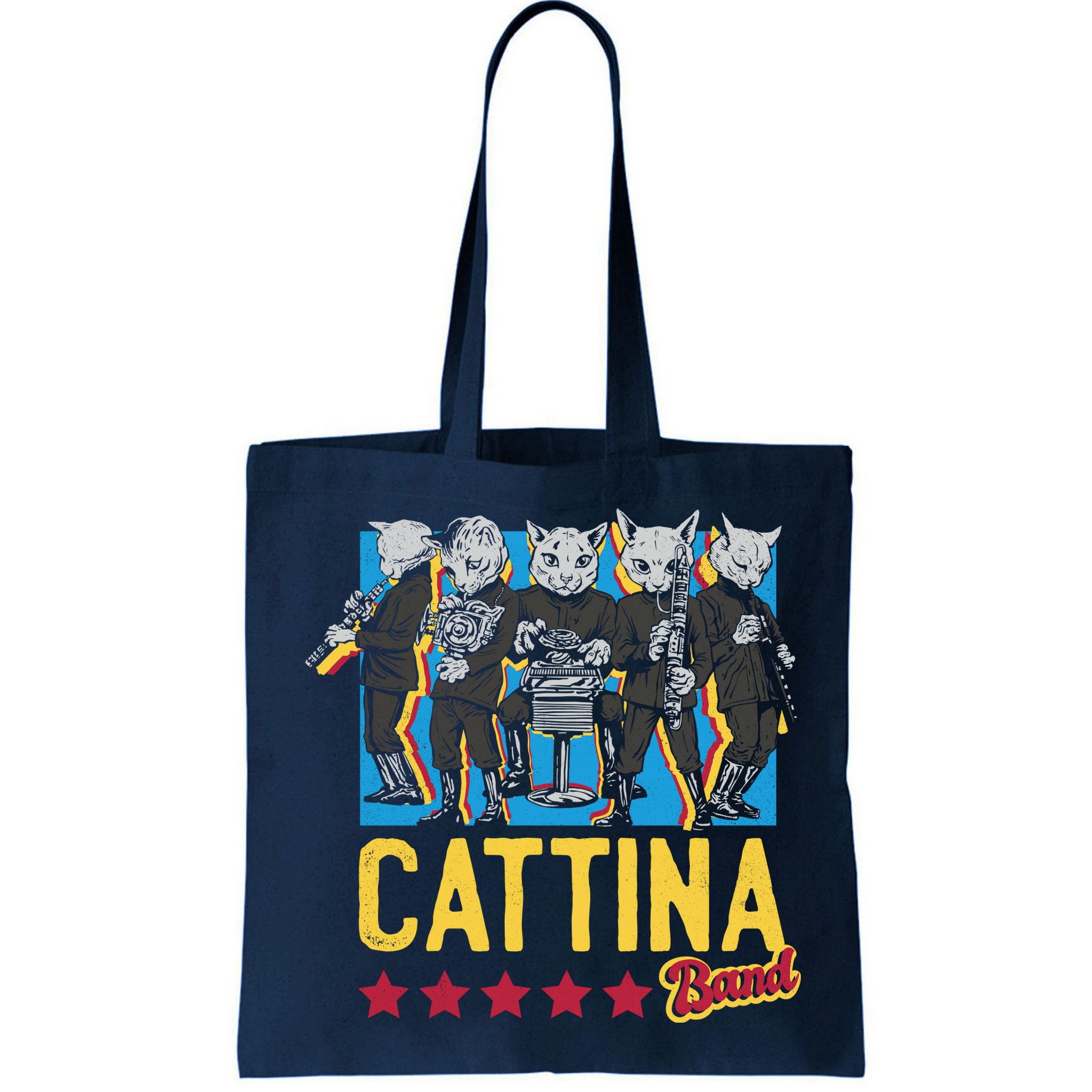 Cattina Band Funny Music Cats Bag