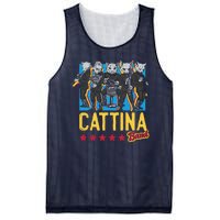 Cattina Band Funny Music Cats Mesh Reversible Basketball Jersey Tank