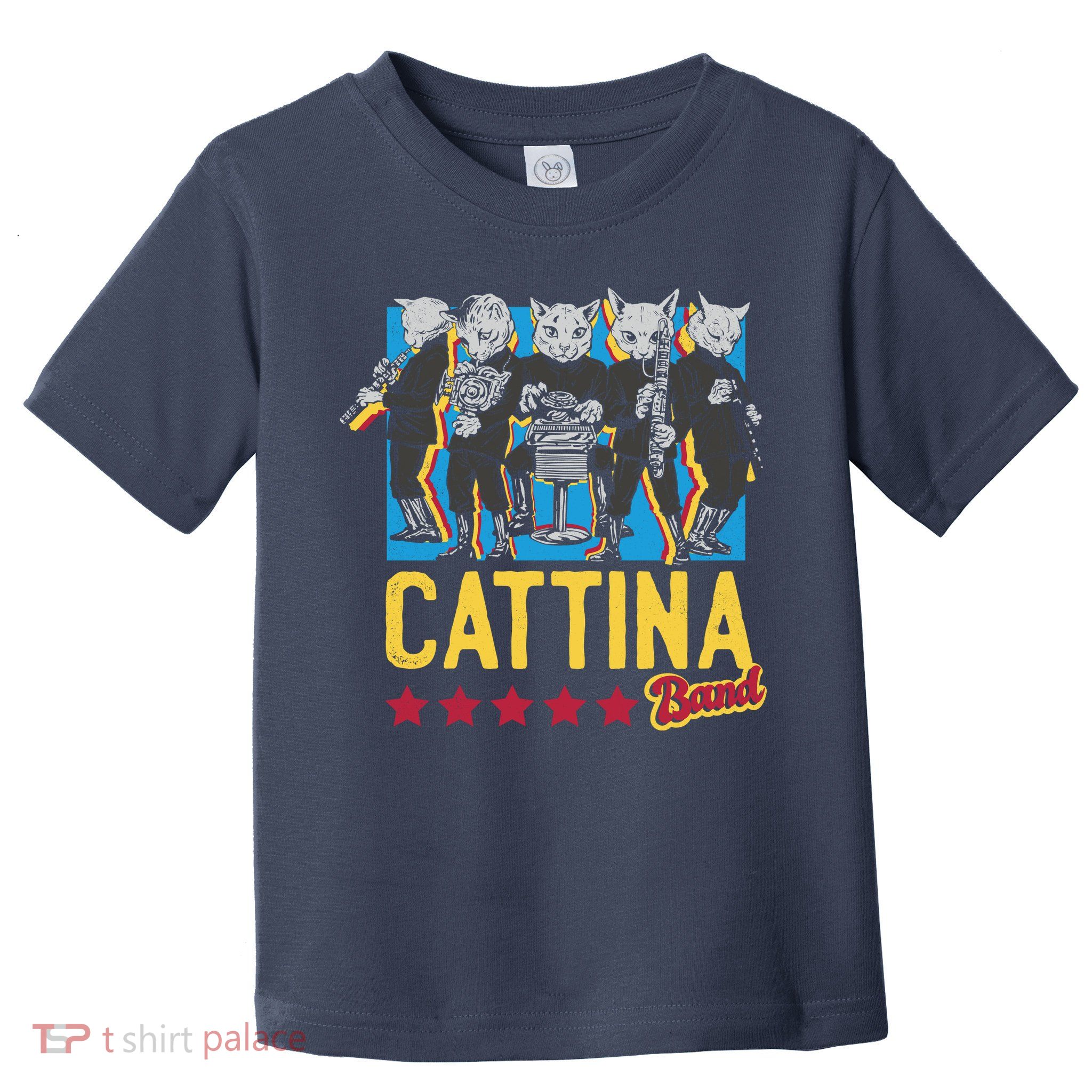 Cattina Band Funny Music Cats Toddler T-Shirt