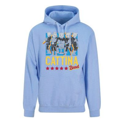 Cattina Band Funny Music Cats Unisex Surf Hoodie