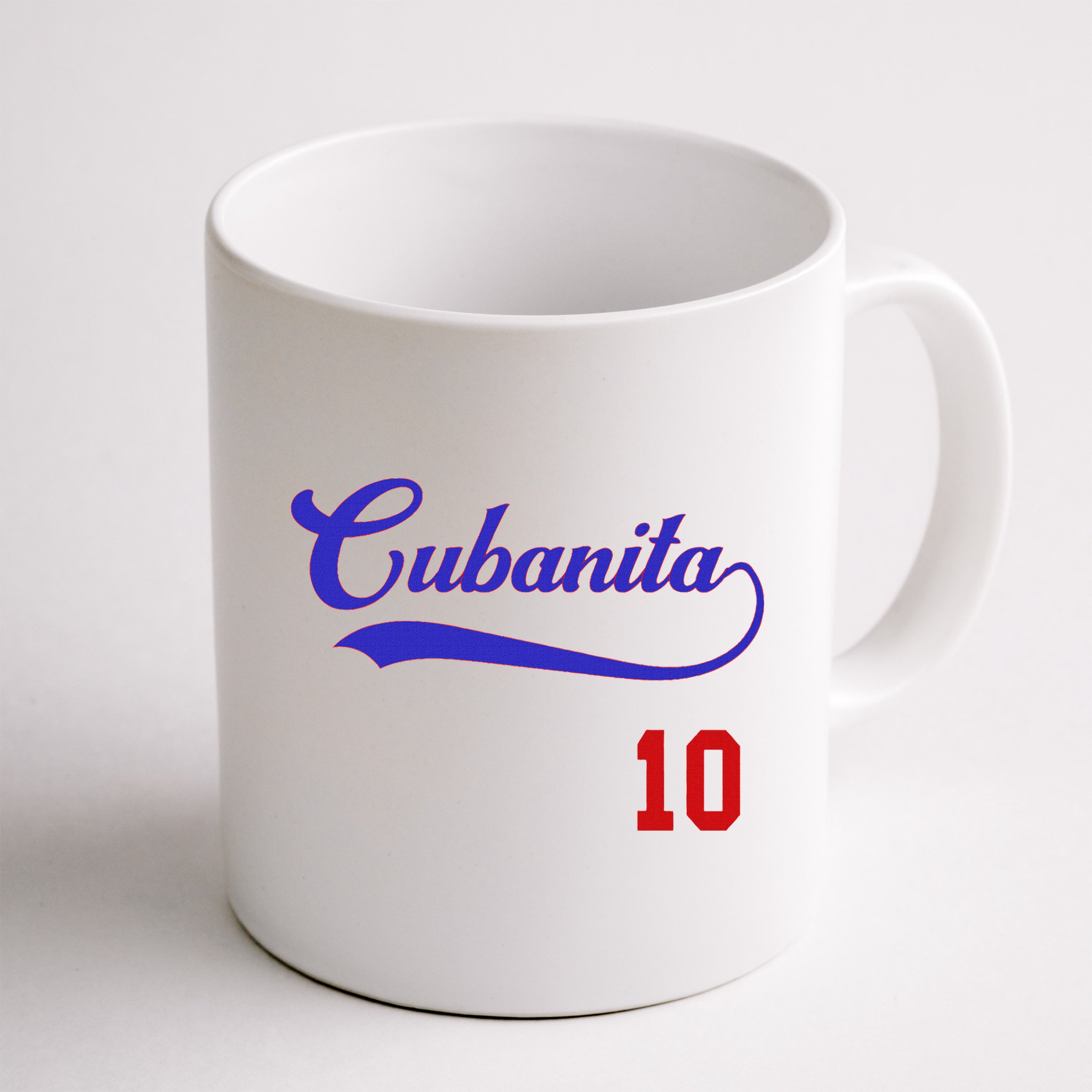 Cubanita Baseball Flag Souvenir Cubana Cuba Women Girl Mug