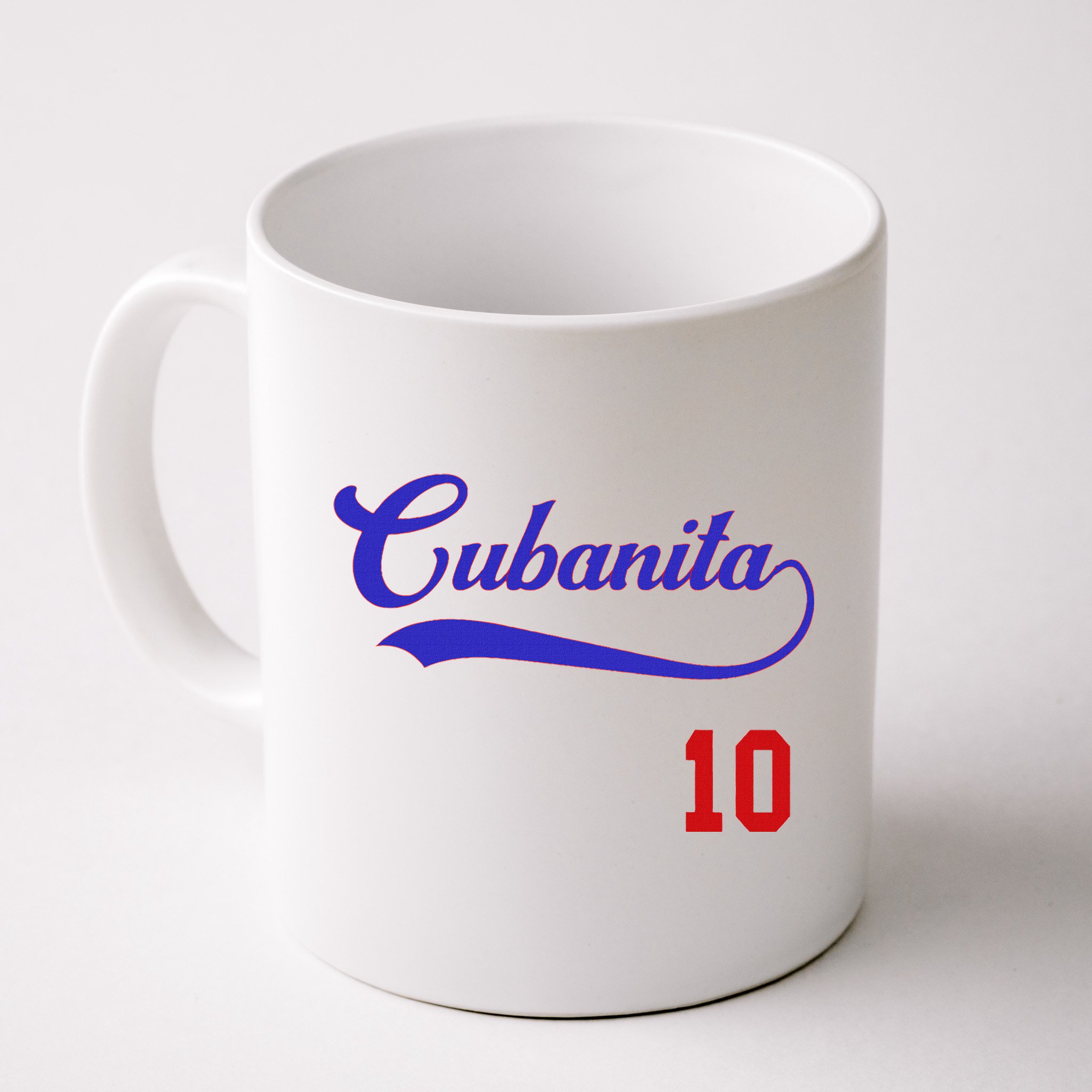 Cubanita Baseball Flag Souvenir Cubana Cuba Women Girl Mug