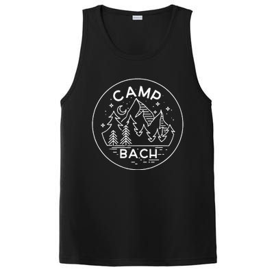 Camp Bach Funny Camping Lover PosiCharge Competitor Tank