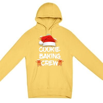 Cookie Bakingcrew Funny Christmas Pajama Cool Gift Premium Pullover Hoodie