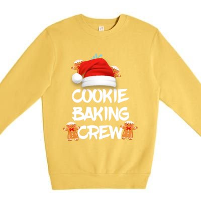 Cookie Bakingcrew Funny Christmas Pajama Cool Gift Premium Crewneck Sweatshirt