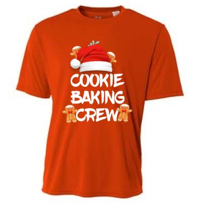 Cookie Bakingcrew Funny Christmas Pajama Cool Gift Cooling Performance Crew T-Shirt