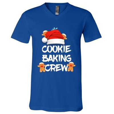 Cookie Bakingcrew Funny Christmas Pajama Cool Gift V-Neck T-Shirt