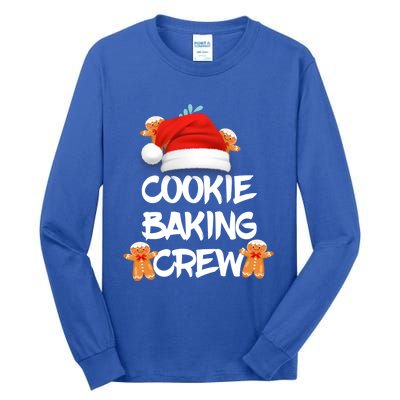 Cookie Bakingcrew Funny Christmas Pajama Cool Gift Tall Long Sleeve T-Shirt