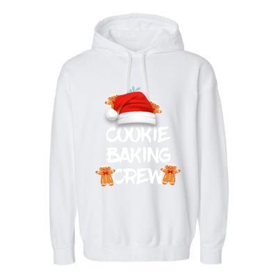 Cookie Bakingcrew Funny Christmas Pajama Cool Gift Garment-Dyed Fleece Hoodie