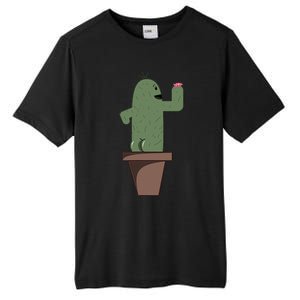 Cute Butt Funny Cartoon Cactus Design Garderner Garden Tall Fusion ChromaSoft Performance T-Shirt