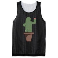 Cute Butt Funny Cartoon Cactus Design Garderner Garden Mesh Reversible Basketball Jersey Tank