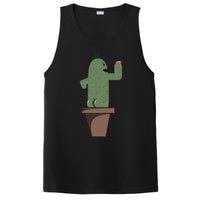 Cute Butt Funny Cartoon Cactus Design Garderner Garden PosiCharge Competitor Tank