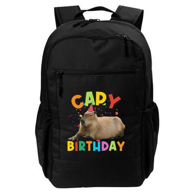 Capy Birthday Funny Capybara Animals Birthday Daily Commute Backpack