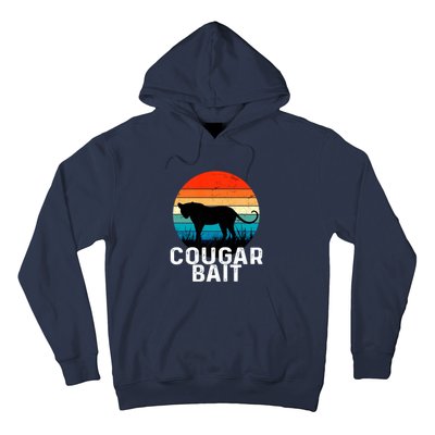 Cougar Bait Funny Dating Humor Sugar Momma Retro Animal Hoodie