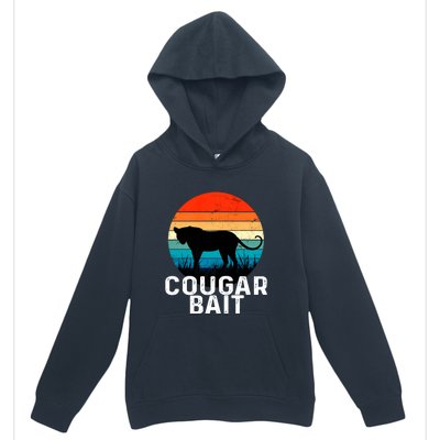 Cougar Bait Funny Dating Humor Sugar Momma Retro Animal Urban Pullover Hoodie