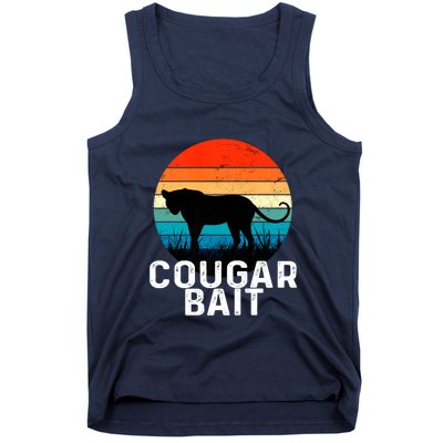 Cougar Bait Funny Dating Humor Sugar Momma Retro Animal Tank Top