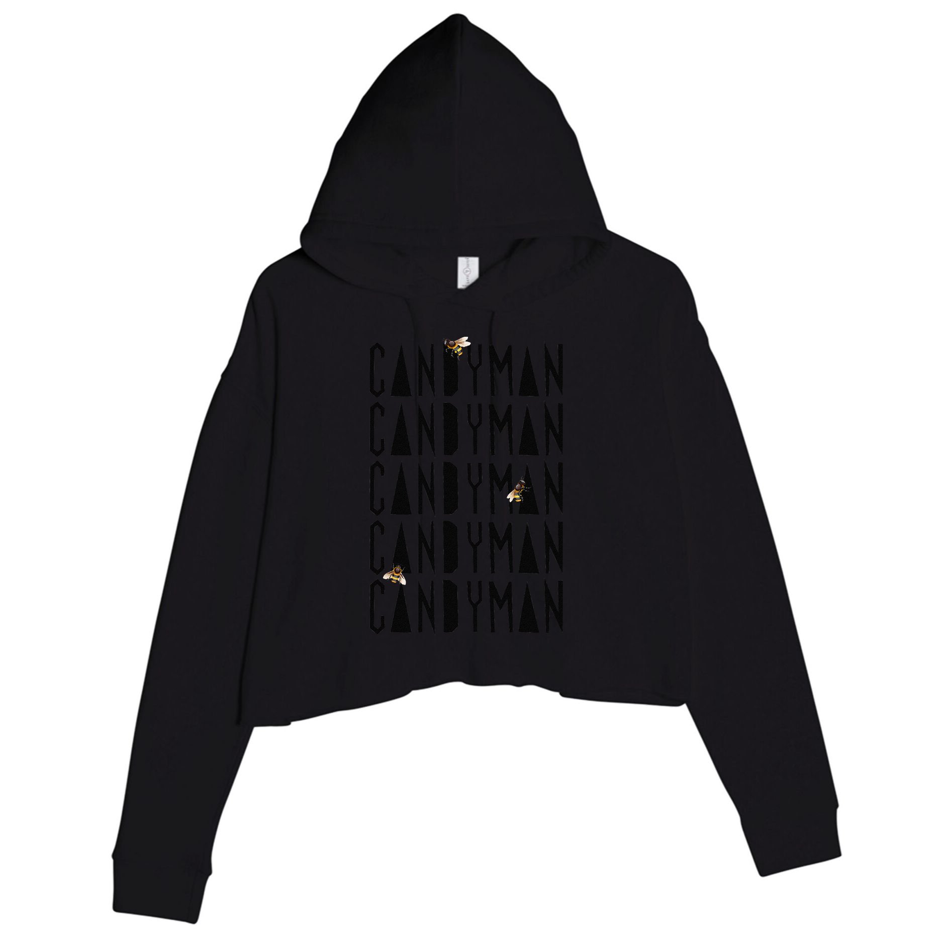 Candyman Bees Funny Urban Legend Scary Halloween Crop Fleece Hoodie