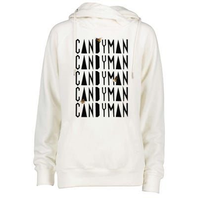 Candyman Bees Funny Urban Legend Scary Halloween Womens Funnel Neck Pullover Hood