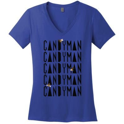 Candyman Bees Funny Urban Legend Scary Halloween Women's V-Neck T-Shirt