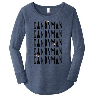 Candyman Bees Funny Urban Legend Scary Halloween Women's Perfect Tri Tunic Long Sleeve Shirt