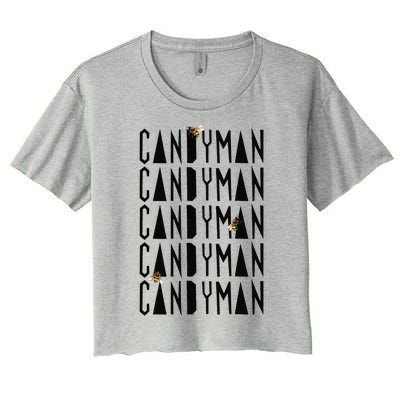 Candyman Bees Funny Urban Legend Scary Halloween Women's Crop Top Tee