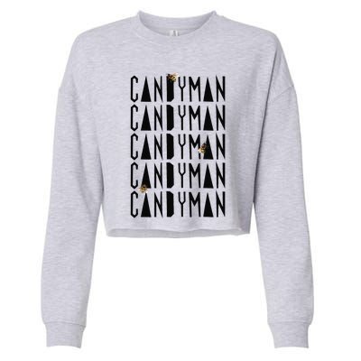 Candyman Bees Funny Urban Legend Scary Halloween Cropped Pullover Crew