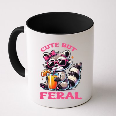 Cute But Feral Raccoon Gift Mug