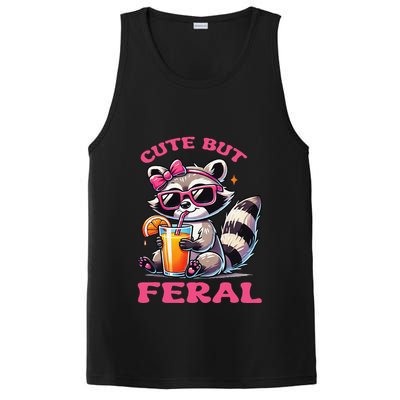 Cute But Feral Raccoon Gift PosiCharge Competitor Tank