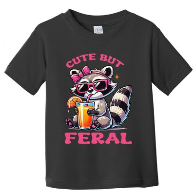 Cute But Feral Raccoon Gift Toddler T-Shirt