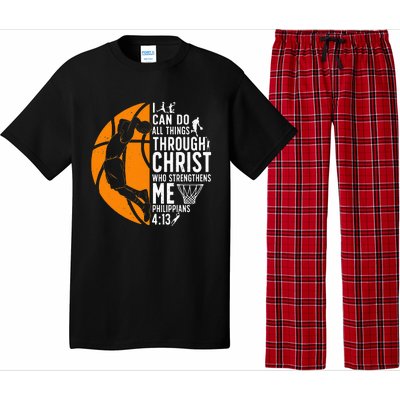 Cool Basketball For  Bible Verse Christian Player Pajama Set