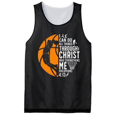 Cool Basketball For  Bible Verse Christian Player Mesh Reversible Basketball Jersey Tank