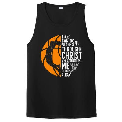 Cool Basketball For  Bible Verse Christian Player PosiCharge Competitor Tank