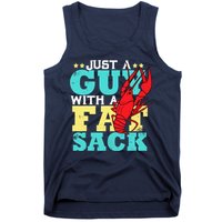 Crawfish Boil Funny Just A Guy With A Fat Sack Crawfish Tank Top