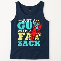 Crawfish Boil Funny Just A Guy With A Fat Sack Crawfish Tank Top