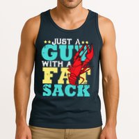 Crawfish Boil Funny Just A Guy With A Fat Sack Crawfish Tank Top