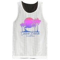 Cocoa Beach Florida Fl Surf Vintage Sunset Surfer Retro Mesh Reversible Basketball Jersey Tank